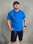 Комбинированый летний костюм